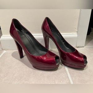 Stuart Weitzman Red Patent Heels